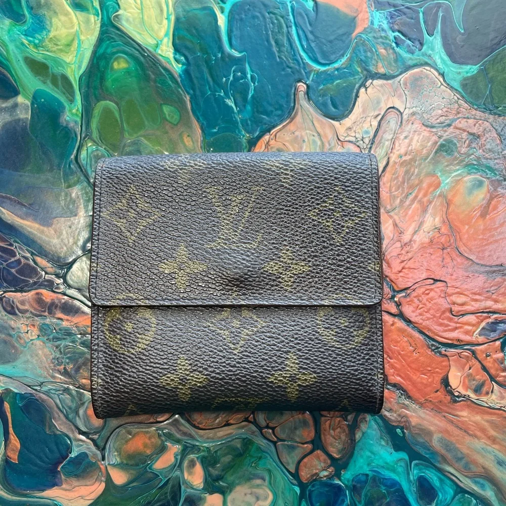 🤎LOUIS VUITTON🤎MONOGRAM🤎TRI-FOLD ELISE WALLET🤎 - Picture 4 of 10